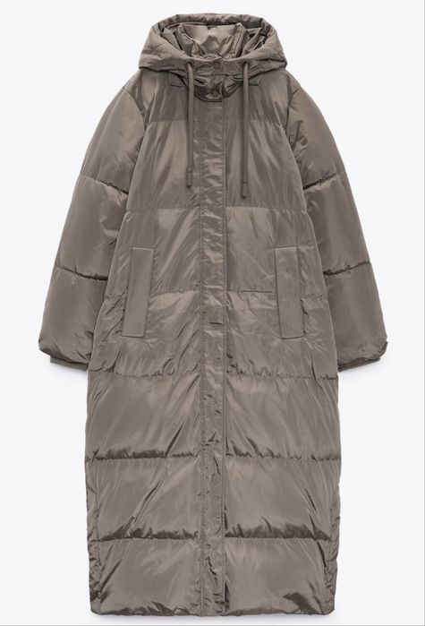 Новий Пуховик Zara. Натуральний пух, водовідштовхувальна тканина