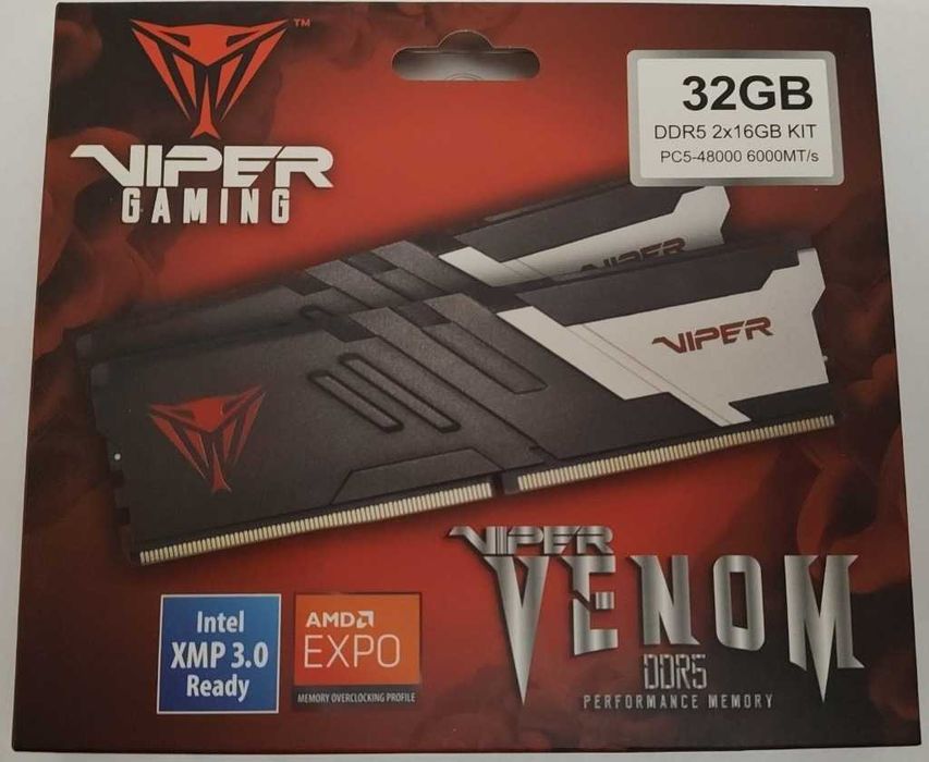 REZERWACJA Pamięć RAM Viper Venom DDR5 32GB (2x16GB) 6000MHz CL30