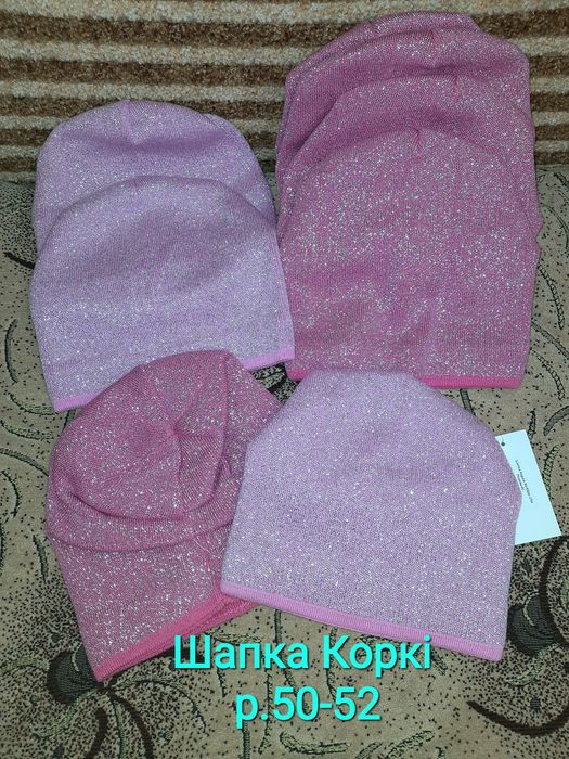 Набори,шапки р.42-56 ВЕСНА, дівчинка