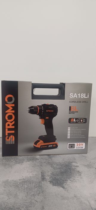 Акумуляторний шуруповерт STROMO SA-18Li (1 АКБ) безщітковий