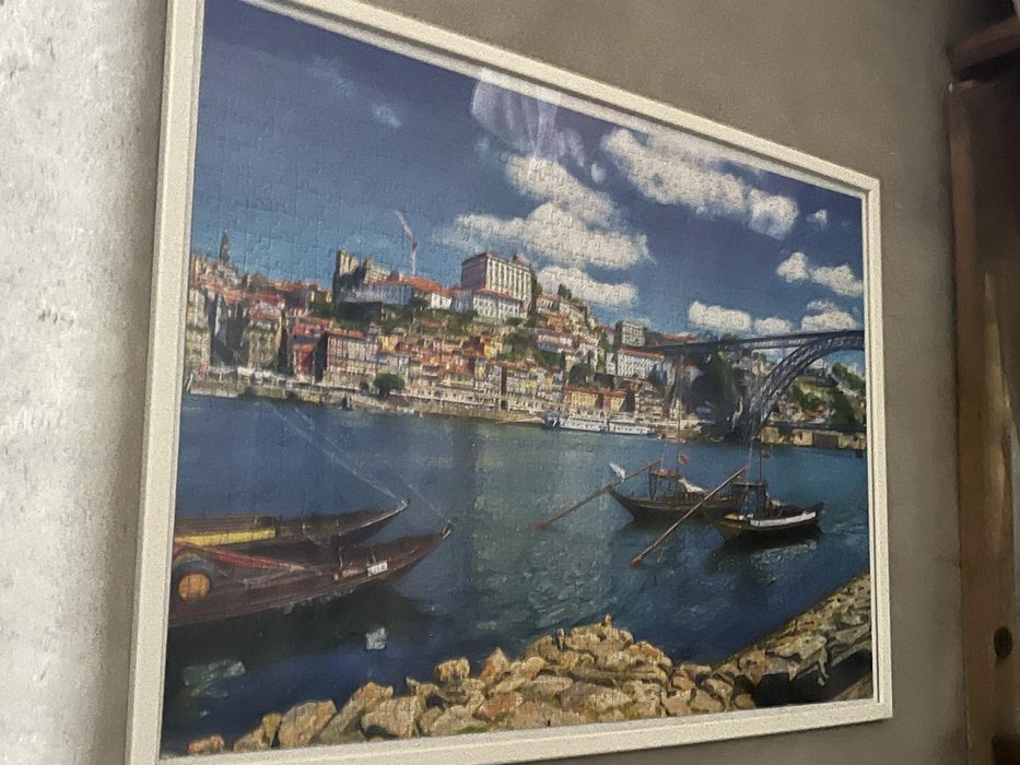 Quadro feito de puzzle