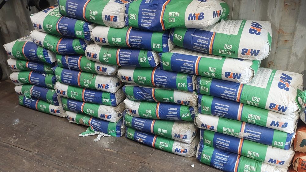 Beton B20 28×25kg (700kg) tylko całość!