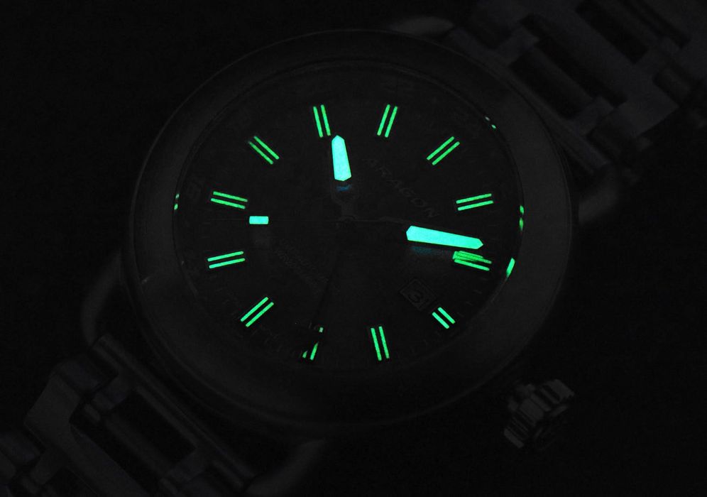 Годинник чоловічий механічний Aragon Millipede EVO GMT 50 mm NH34 Automatic Sapphire GMT 200 MT