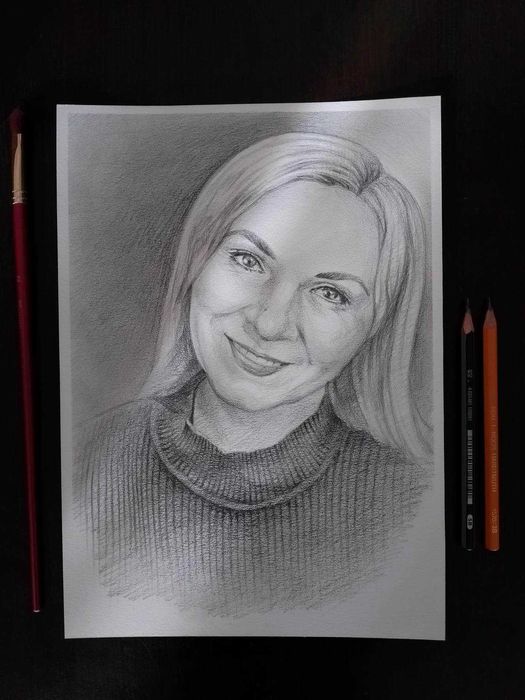 Портрет олівцем на замовлення