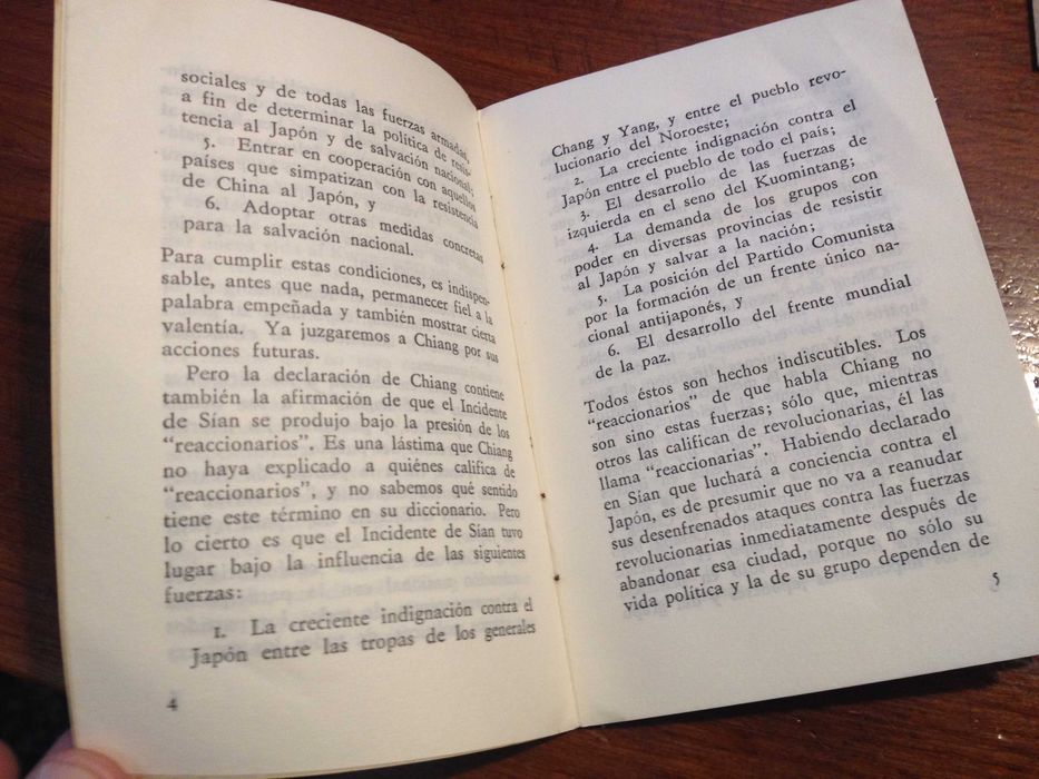 Mao Tsé-Tung - A proposito de una declaracion de Chiang Kai-Shek