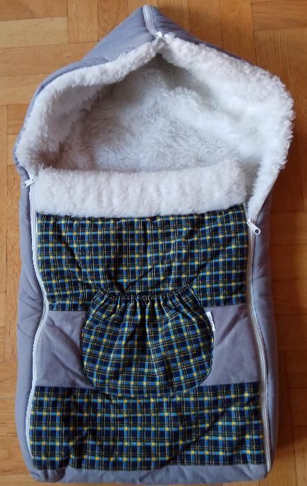 Śpiwór do wózka gruby bardzo ciepły dla niemowlaka