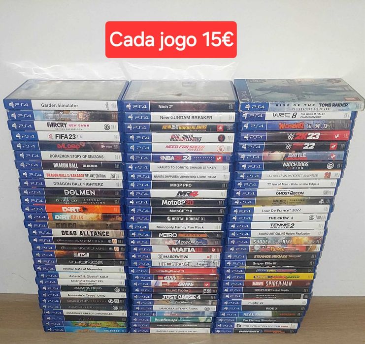 Jogos Ps4 Originais Novos & Usados (Cada 15€)