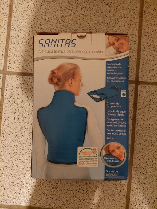 Almofada Térmica Cervical e Costas Sanitas (100W)
