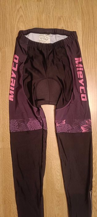 Zestaw kolarski damski spodnie koszula