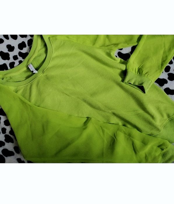 bluza , łączone materiały , tiulowe rękawy /  NEW YORKER  / rozm. s