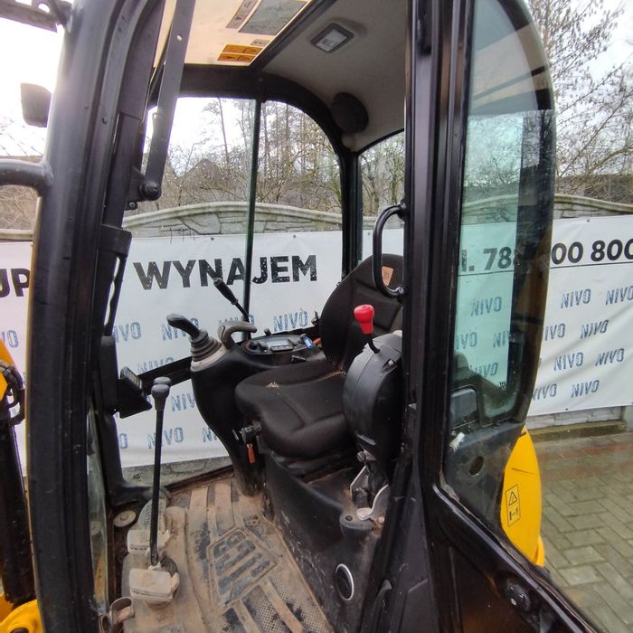 JCB 8018 CTS 2015r 3 łyżki Cat komatsu new holland