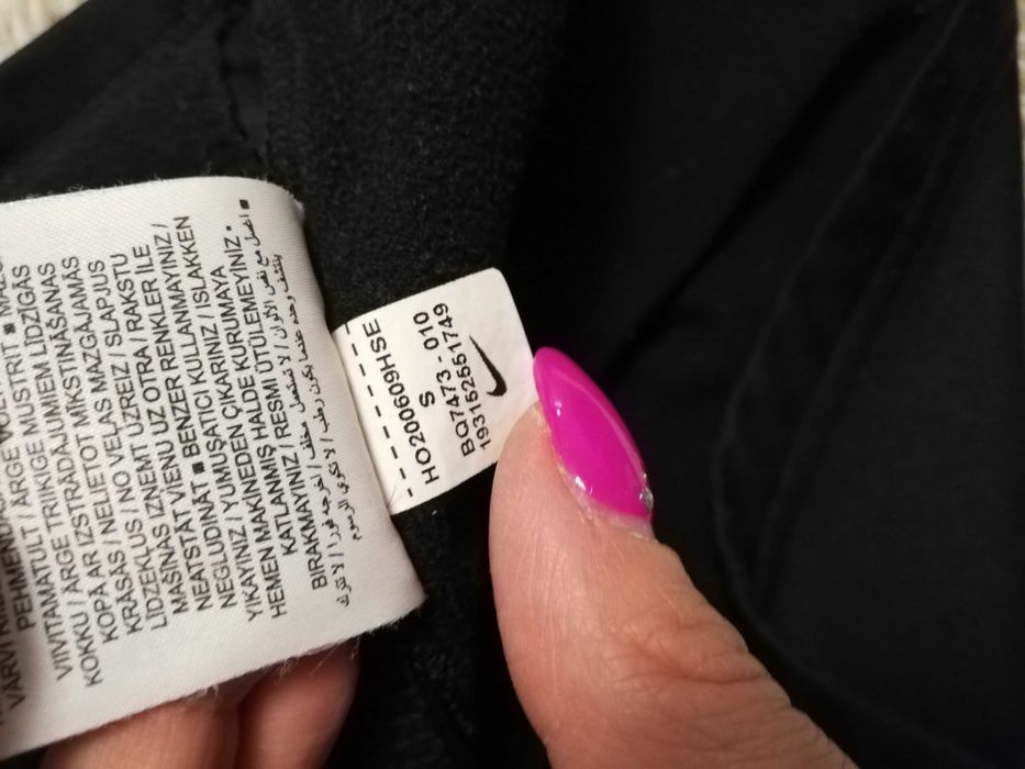 bluza Nike S 36 czarna dri fit bluza Nike BQ7473  010