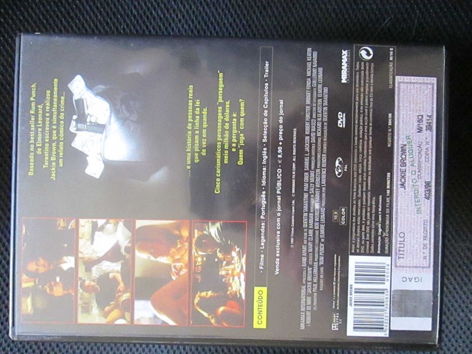 DVD   Jackie Brown, de Quentin Tarantino