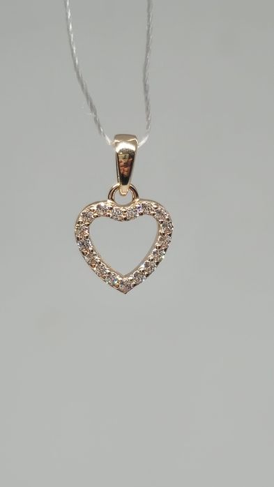 Підвіска "Серце" з червоного золота. Sovissimo.