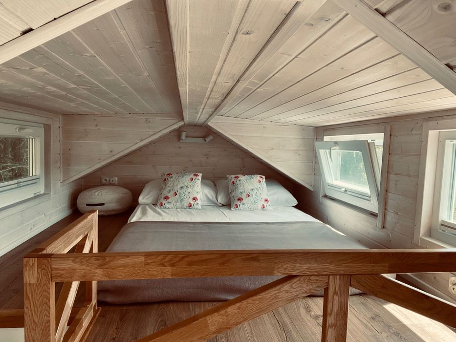 Domek na wynajem w lesie z jacuzzi – Tiny House Bory Tucholskie