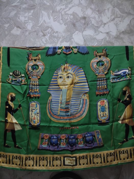 Hermes Tutankhamun шелковый платок