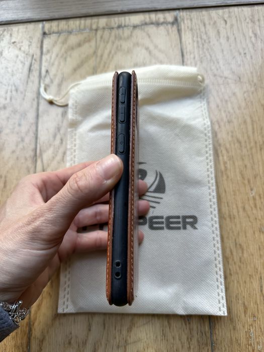 Capa em pele genuina para Galaxy A40