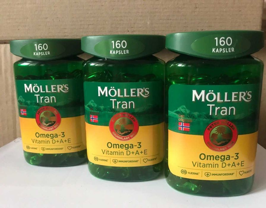 Омега 3 Норвегія Möller's Tran 160 капсул