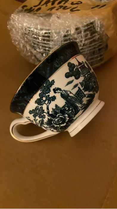 Chávenas de chá variadas