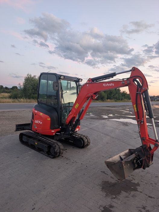 Міні екскаватор Kubota U27-4 2020 р. 15,5 кВт. 2490 м/г.