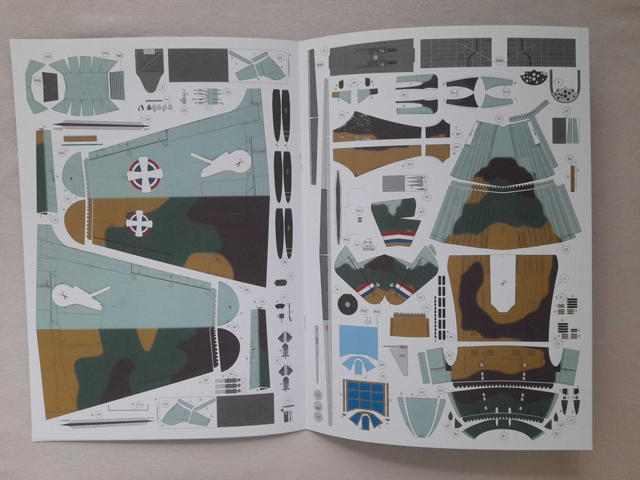 Samolot myśliwski Rogożarski IK-3, 1:33, wyd. MPModel, stan bardzo dobry