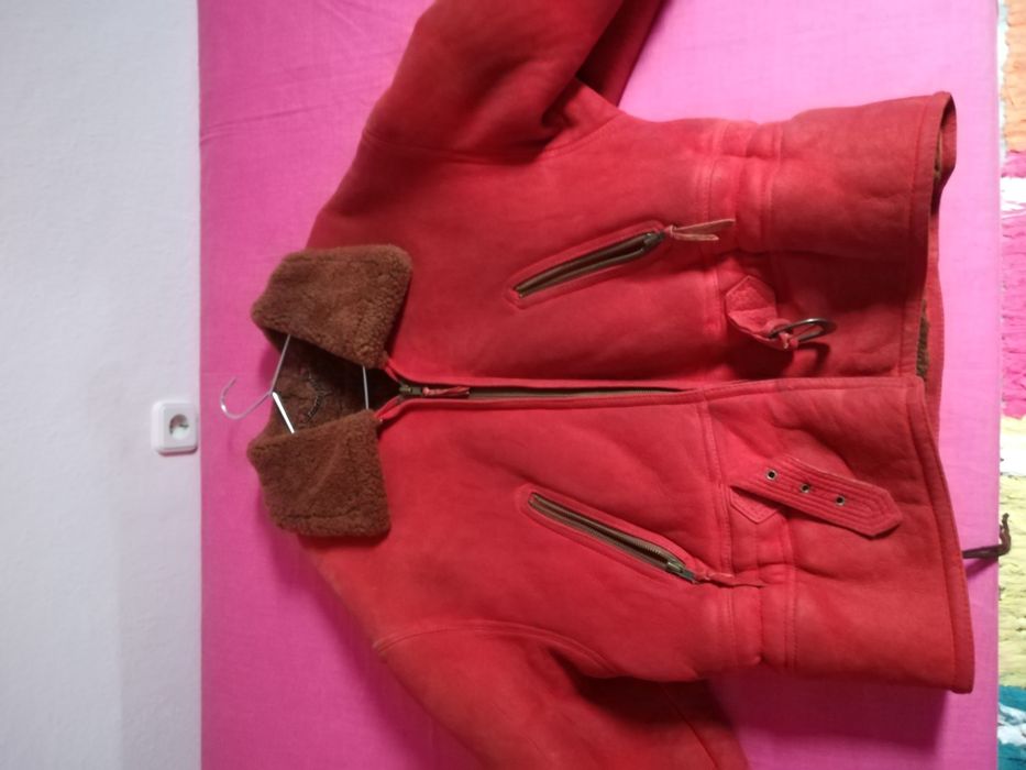 Casaco inverno pele e pêlo M