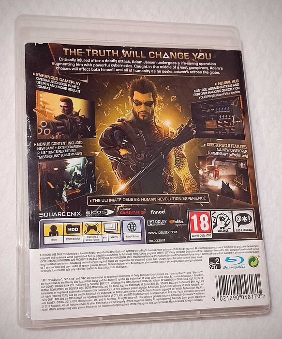 Deus Ex Human Revolution Director's Cut PS3