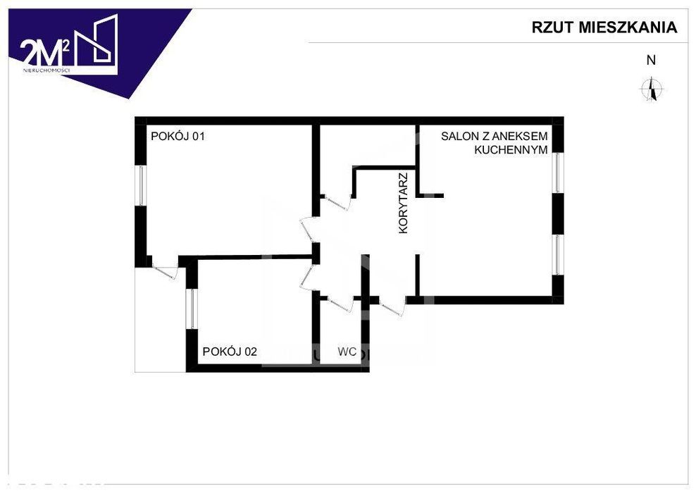 66,5 m² | 3 pokoje | centrum Łańcuta