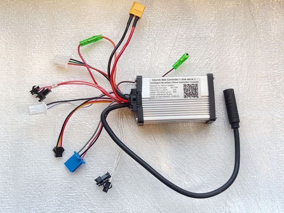 Контроллер синусний 24 36 48в 500w 350w 250w электровелосипед