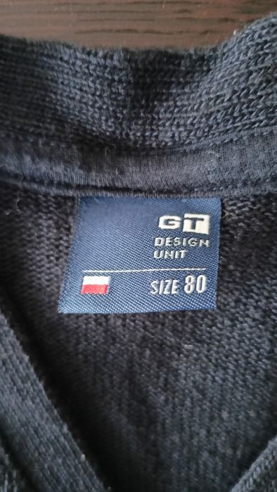Sweter GT rozpinany rozm. 80