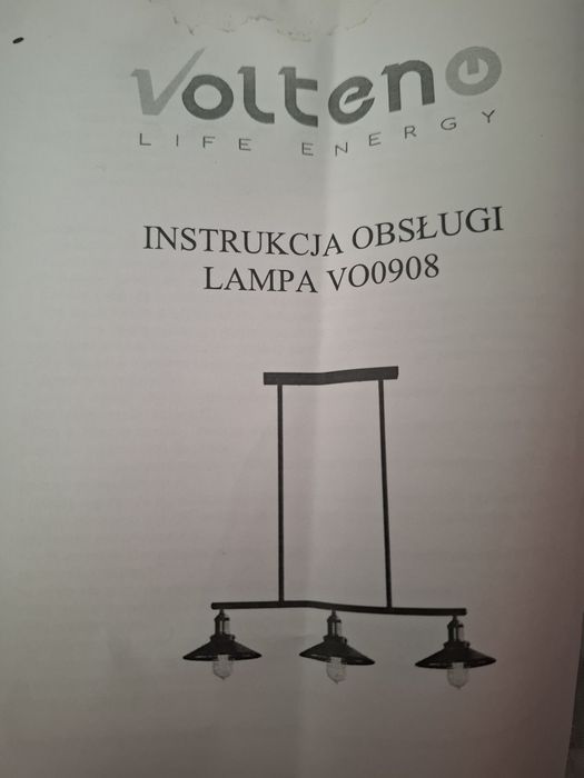 Lampa nowa zapakowana w kartonie