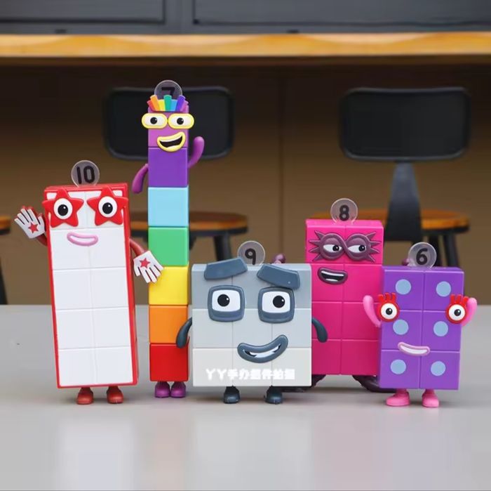 Набор фигурок от 1 до 10 намбер блокс numberblocks намберблокс намберблоки цифры