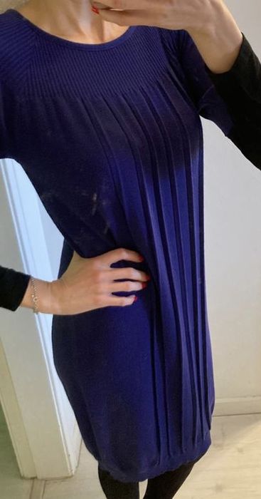 Vestido roxo Benetton