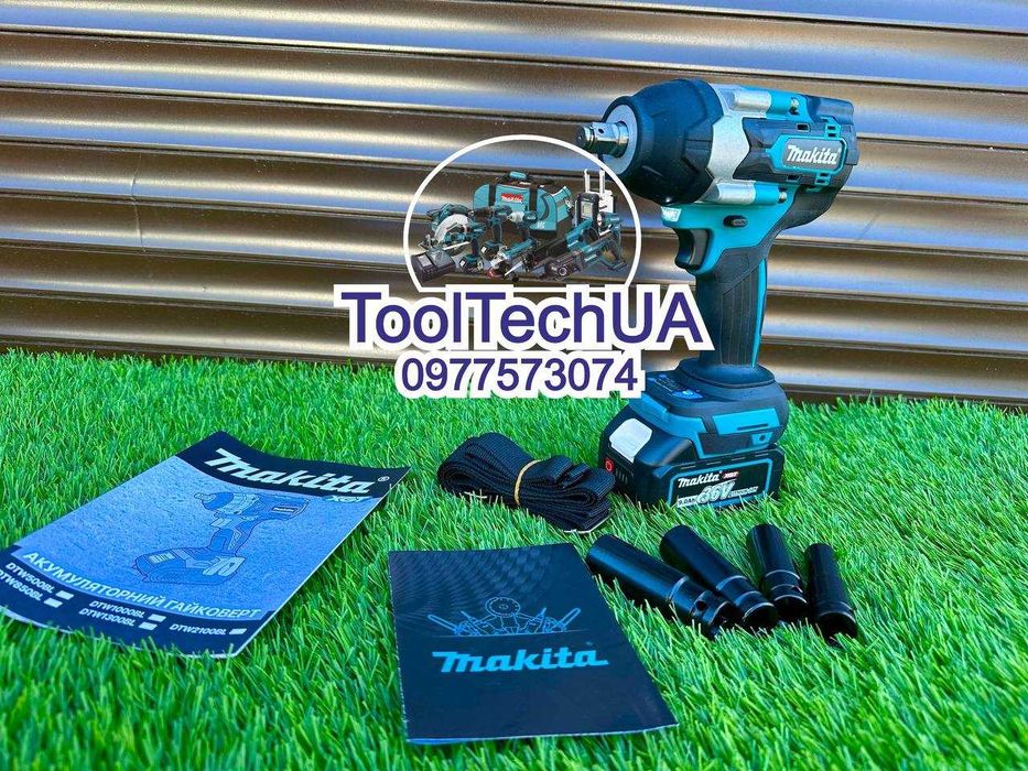 Безщітковий Ударний Акумуляторний Makita DTW850 BL З регулятором 36В