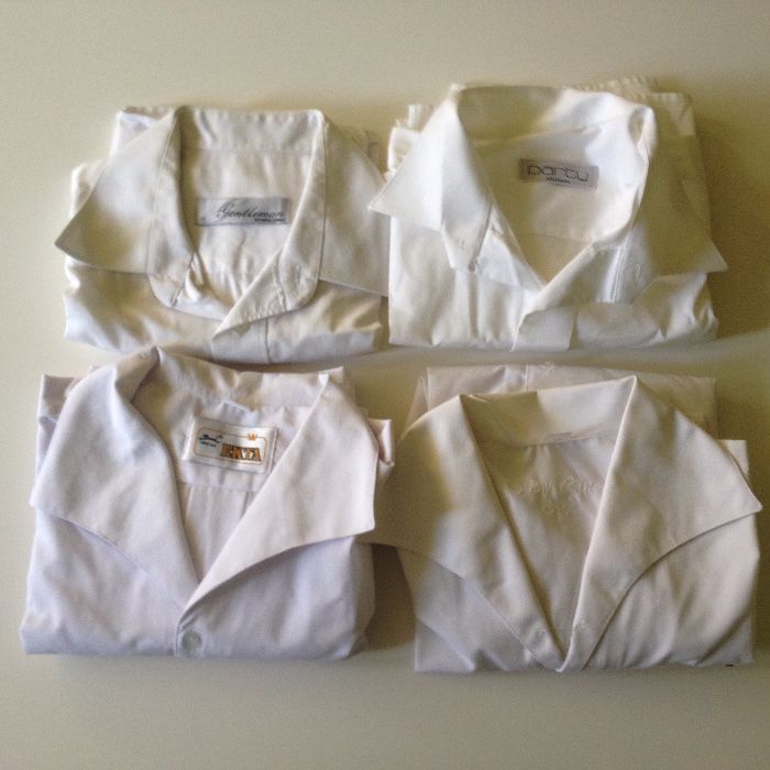 WÓLCZANKA białe KOSZULE wyjściowe eleganckie do fularu, muszki wesele