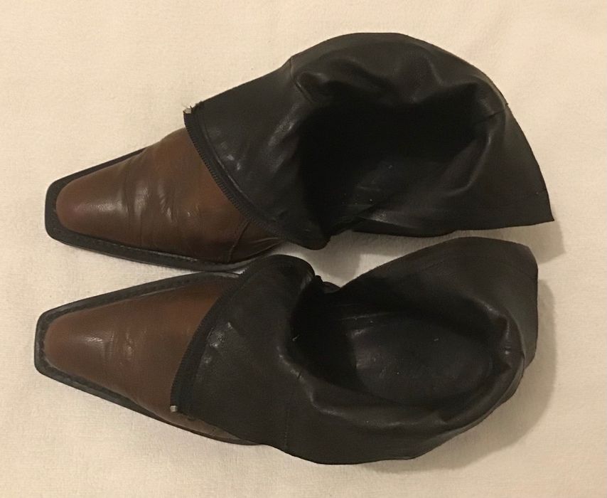 Botas em couro artesanal