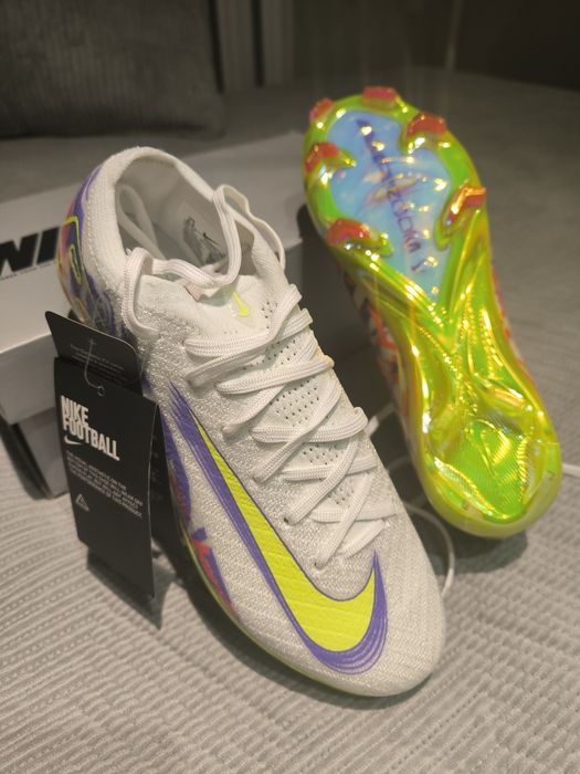 Nike Air Zoom Mercurial Vapor 16 Elite FG Biały Fioletowy Czerwony 39