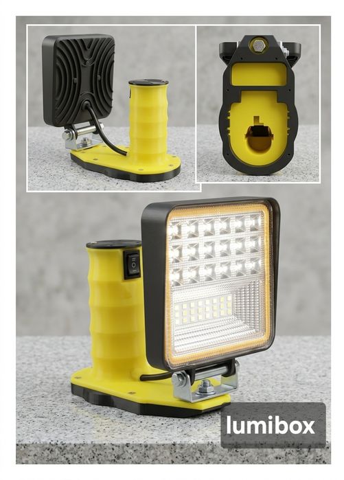 Lampa.led na aku ryobi mocna