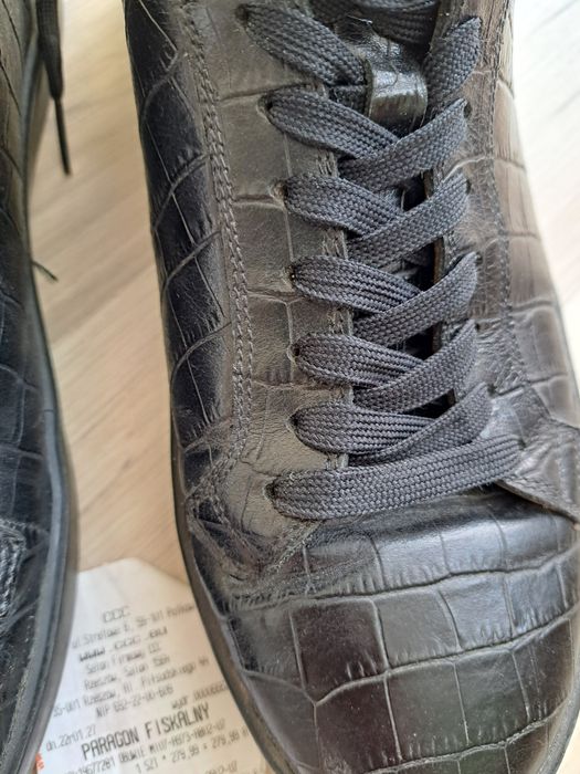 Buty męskie skórzane CCC  41