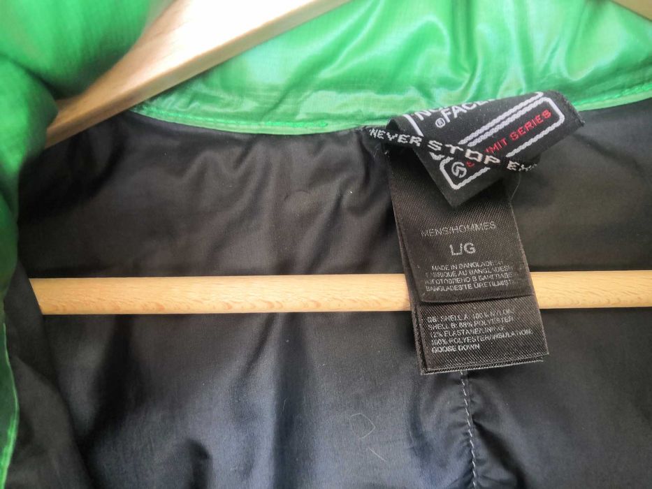 Оригінальна зима-весна чоловіча куртка-пуховик THE NORTH FACE, зелена