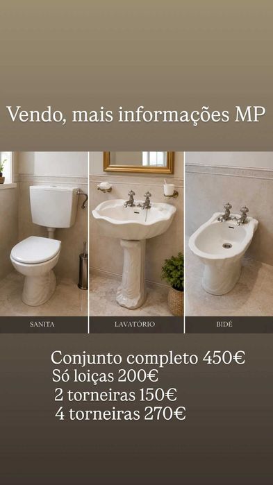 Conjunto casa de banho
