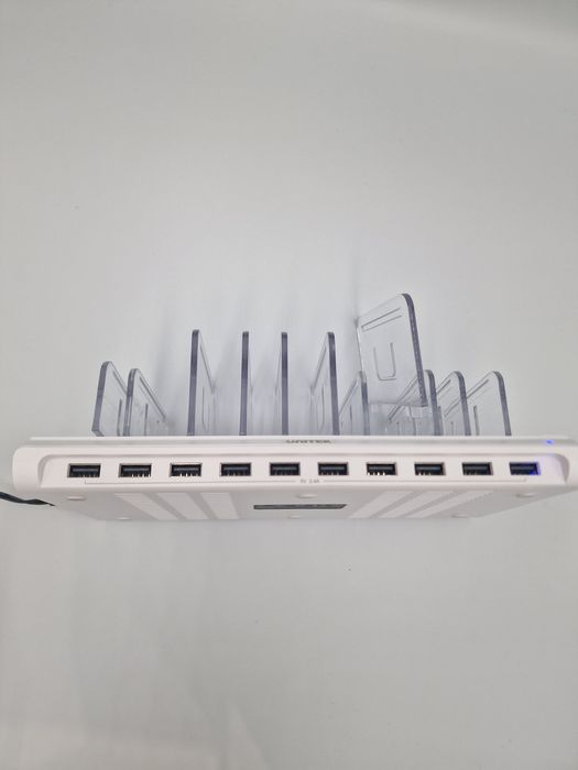 stacja ładująca unitek 10x usb organizer na telefony tablety