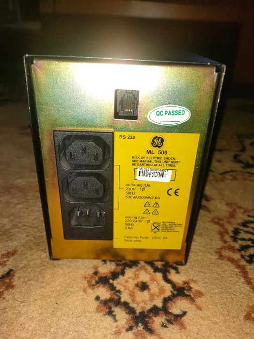 Источник бесперебойного питания ИБП/UPS General Electric ML500 300Вт