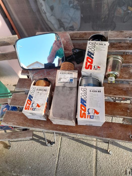 Filtros óleo, gasóleo e gasolina