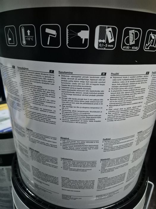 Gładź, gips Roll Spray  Knauf