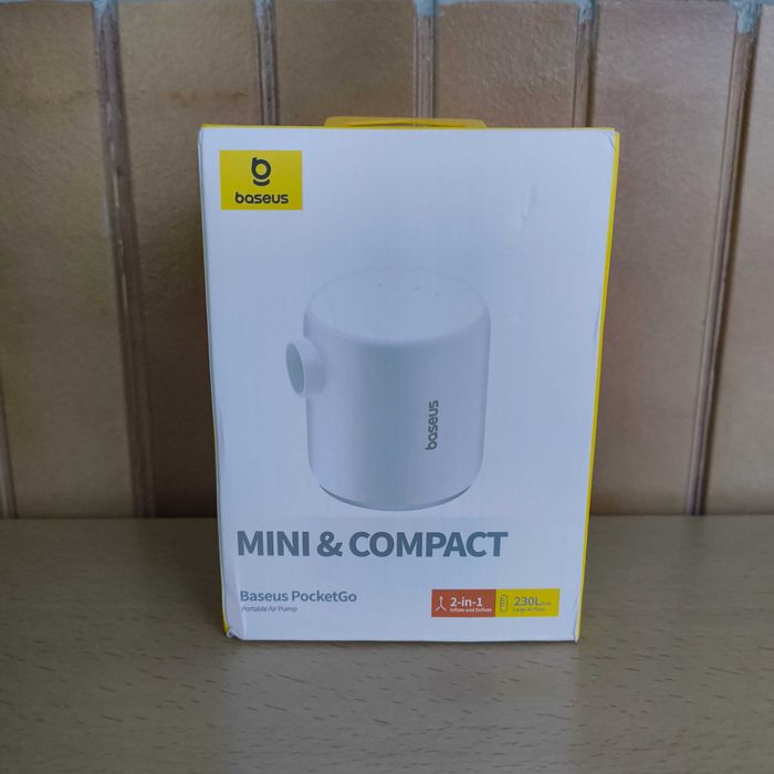 Bomba De Ar Sem Fio, Compressor De Ar 2 em 1 Baseus