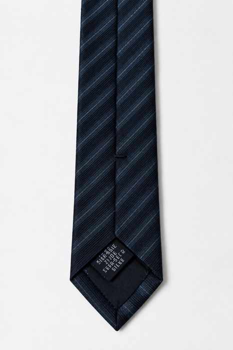 Шовкова темно-синя краватка strellson (100% silk)