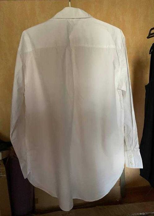 Белая рубашка оверсайз H&M новая