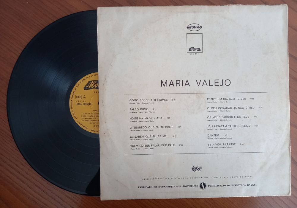 vinil disco LP Maria Valejo o segredo que eu te disse LP