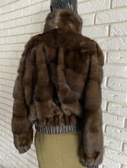 Норкова шуба бомбер